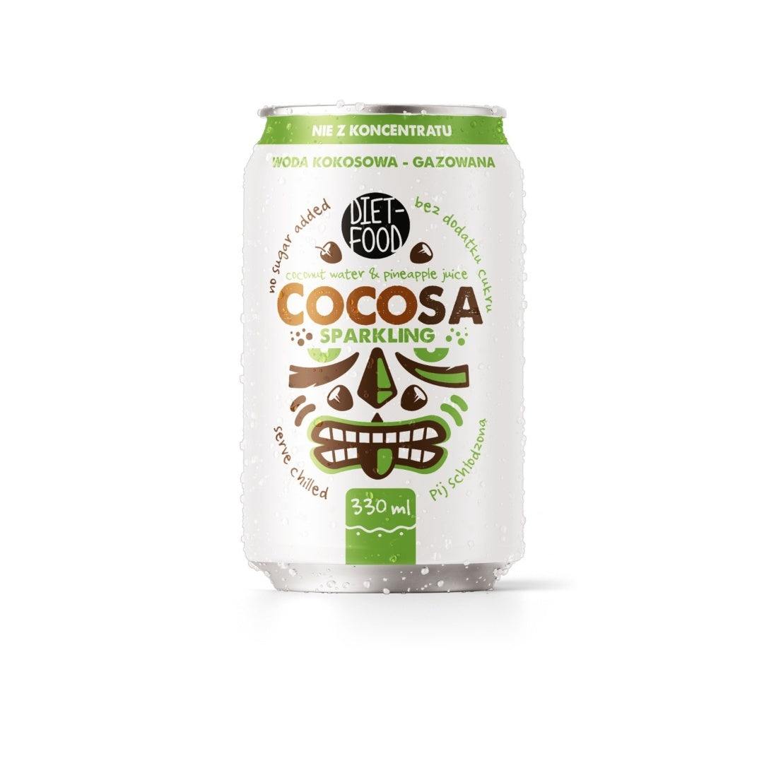 Cocosa Sparkling Coconut Water 330 ml