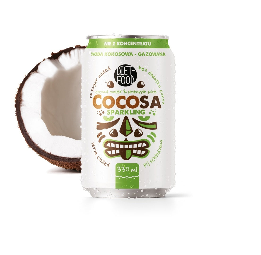 Cocosa Sparkling Coconut Water 330 ml