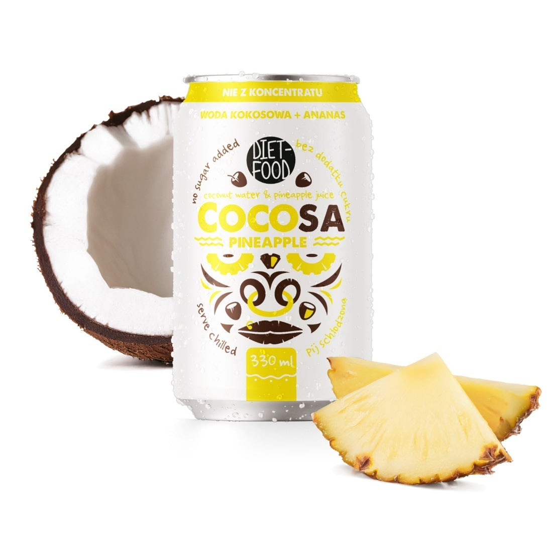 Cocosa Coconut Water with Pineapple Juice NFC 330 ml
