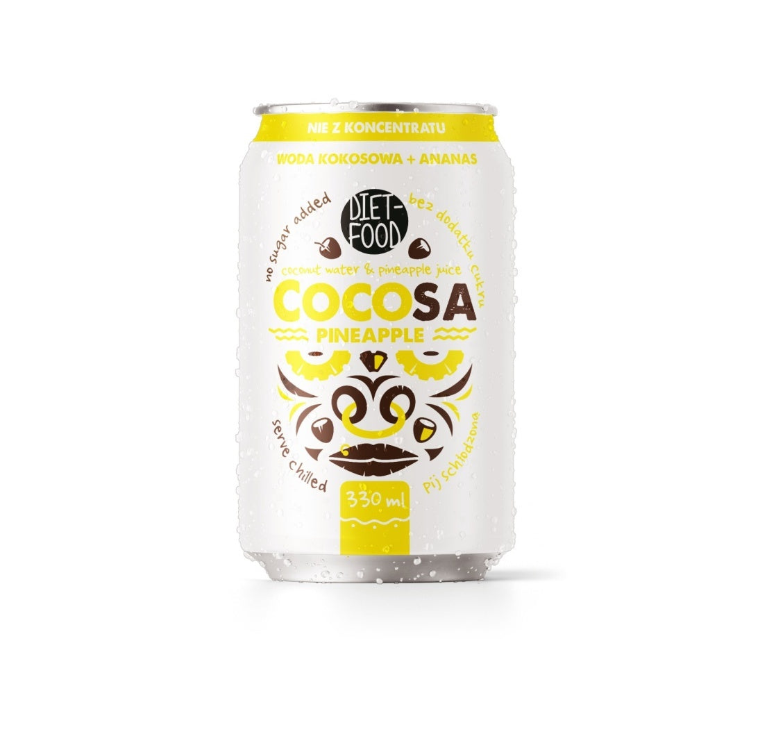 Cocosa Coconut Water with Pineapple Juice NFC 330 ml