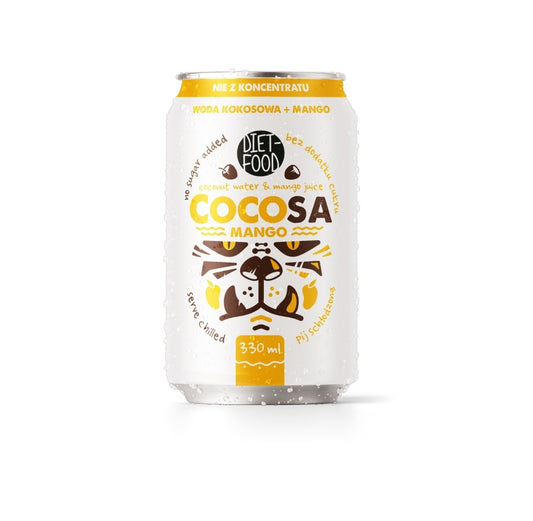 Cocosa Coconut Water with Mango Juice NFC 330 ml