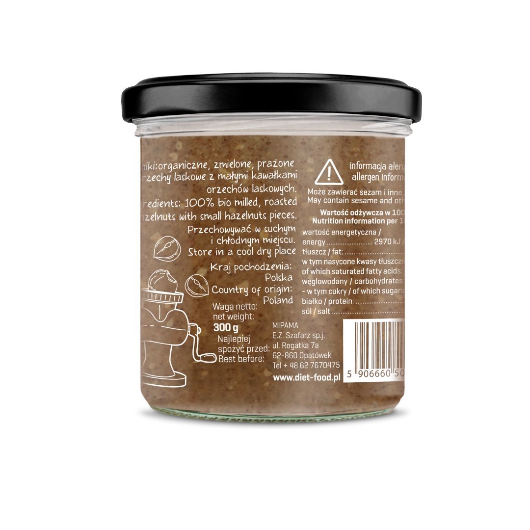 Bio Hazelnut Cream - Crunchy-1