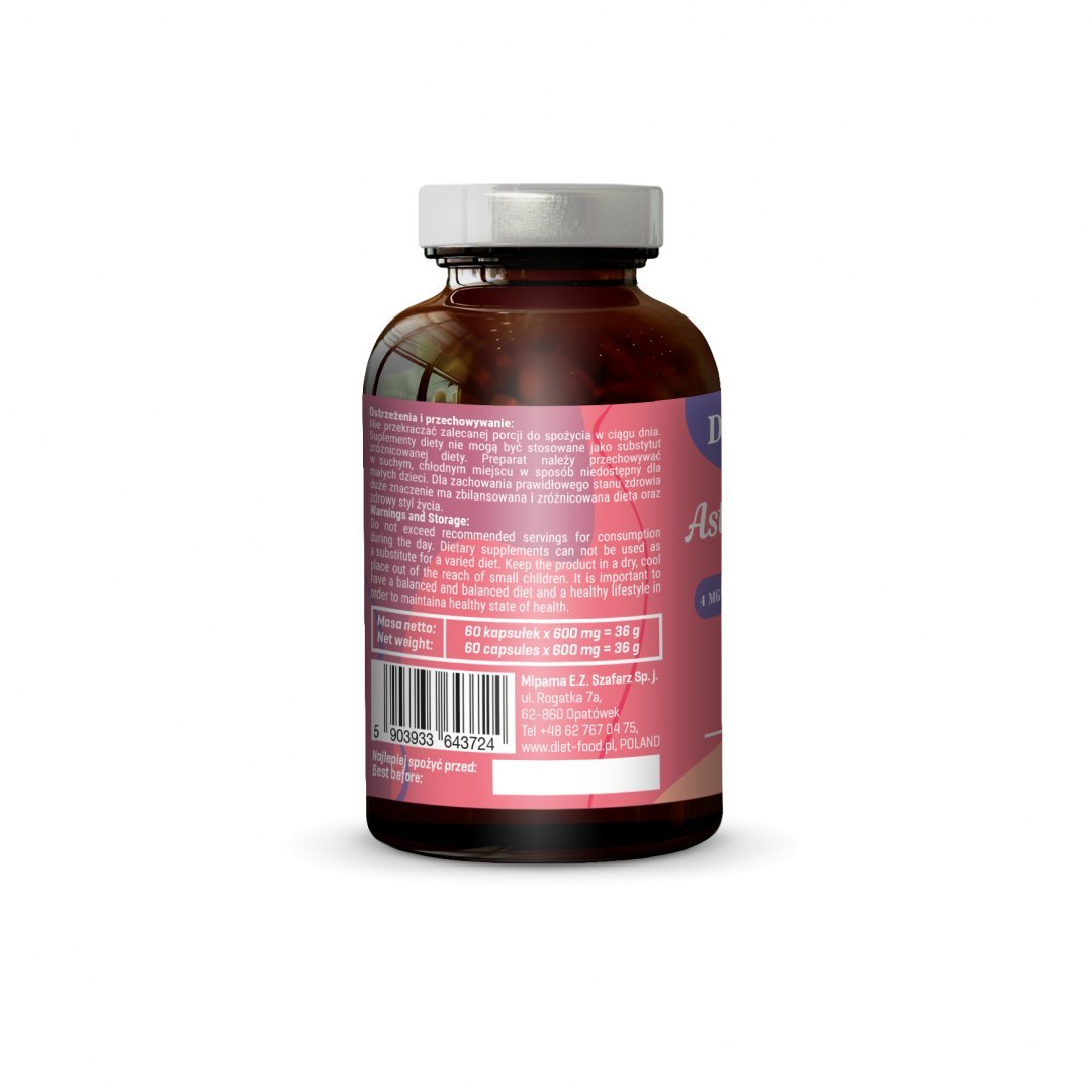 Astaxanthin 4 mg dietary supplement - soft capsules 60 pcs.-1