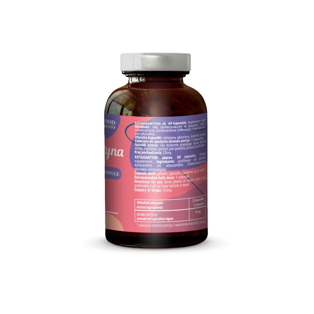 Astaxanthin 4 mg dietary supplement - soft capsules 60 pcs.-2
