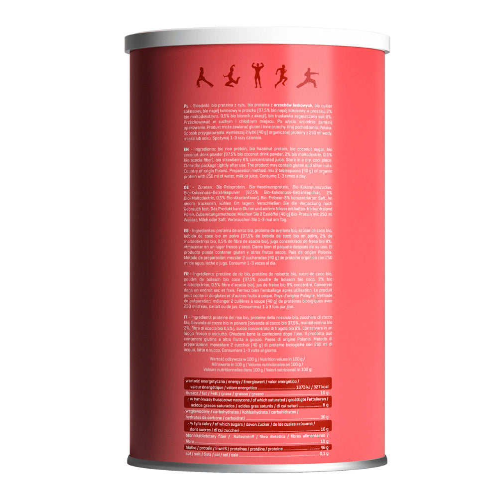 Bio Vege Protein Mix - strawberry 500 g-1