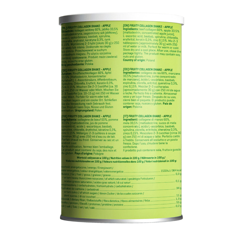Diet-Food COLLAGEN SHAKE APPLE - Powder 300 g-1