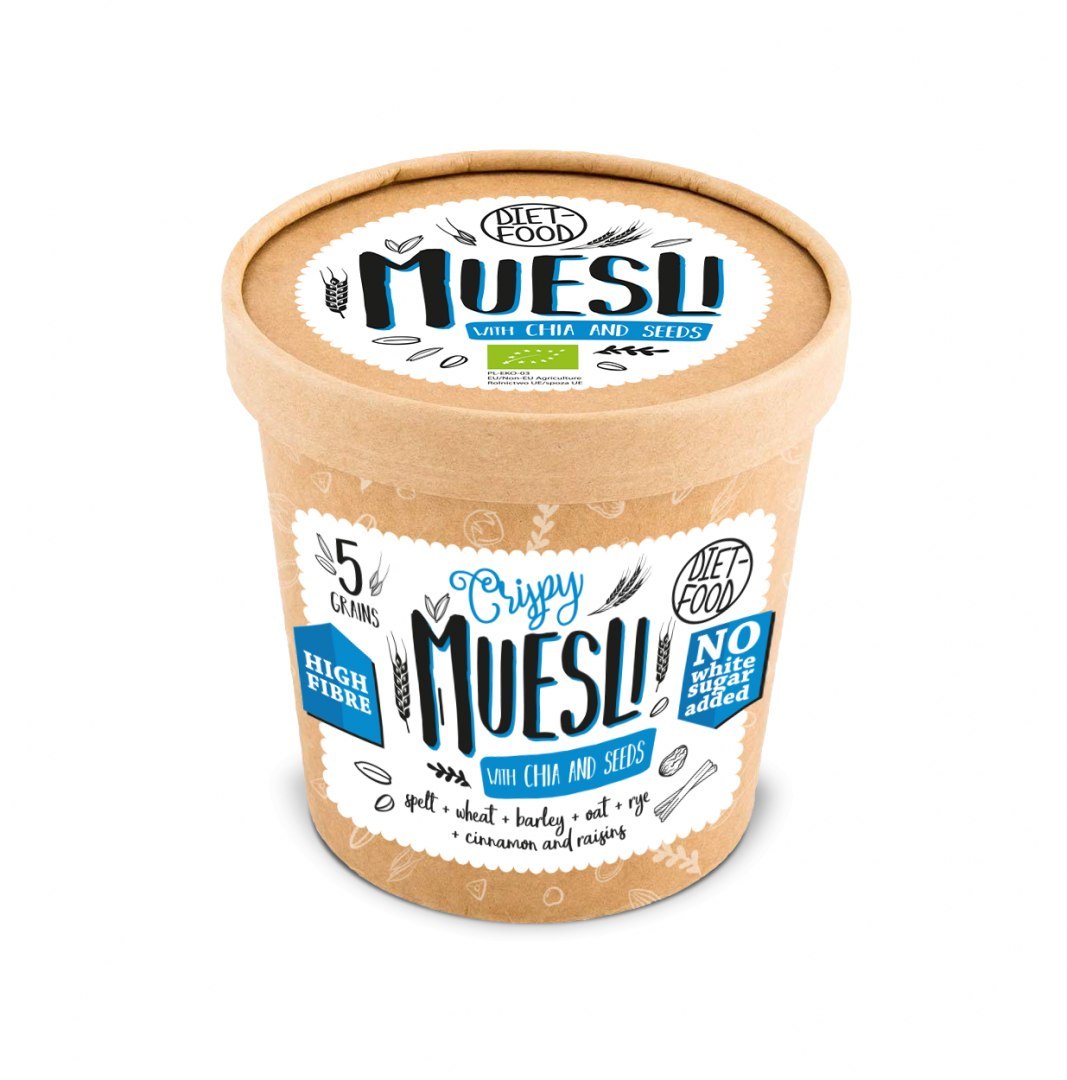Diet-Food BIO MUESLI WITH CHIA - 300 g-0