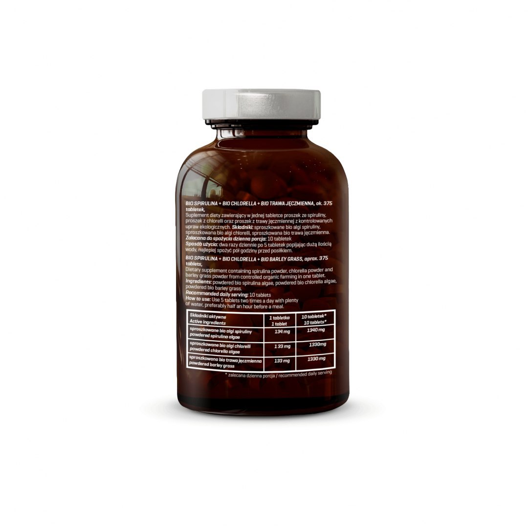 Bio Spirulina + Bio Chlorella + Bio Barley Grass-2