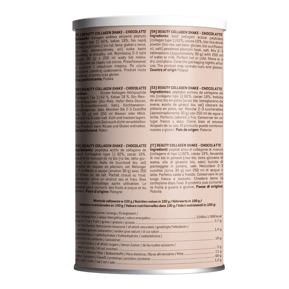 Diet-Food BEAUTY COLLAGEN SHAKE CHOCOLATE- powder-1