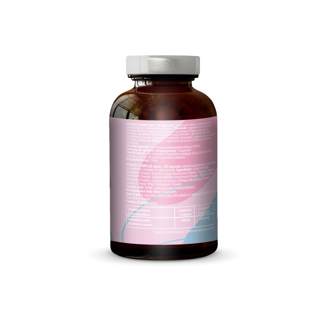 Diet-Food Bio Vitality - a complex of 7 vital mushrooms in capsules-2