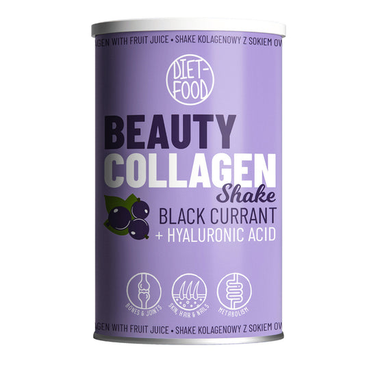 Diet-Food COLLAGEN SHAKE BLACK CURRANT - Powder 300 g-0