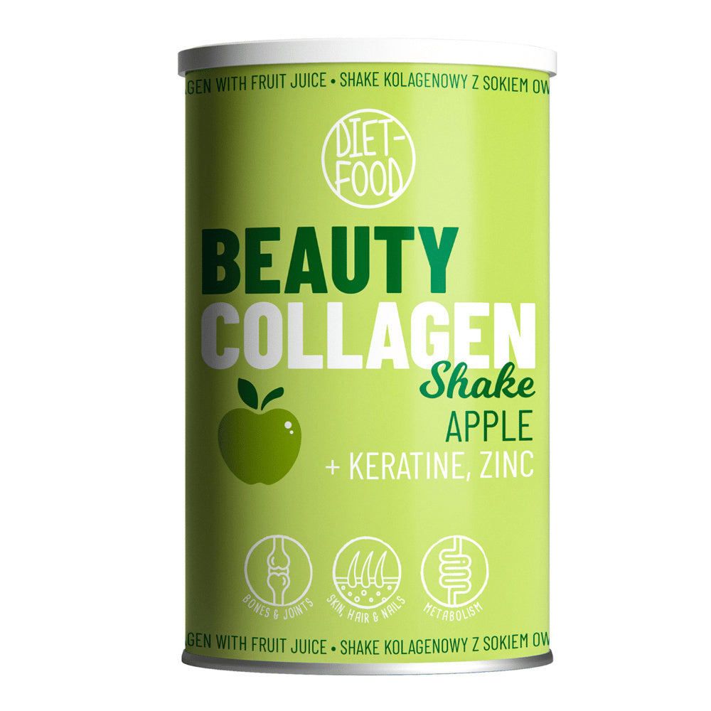 Diet-Food COLLAGEN SHAKE APPLE - Powder 300 g-0